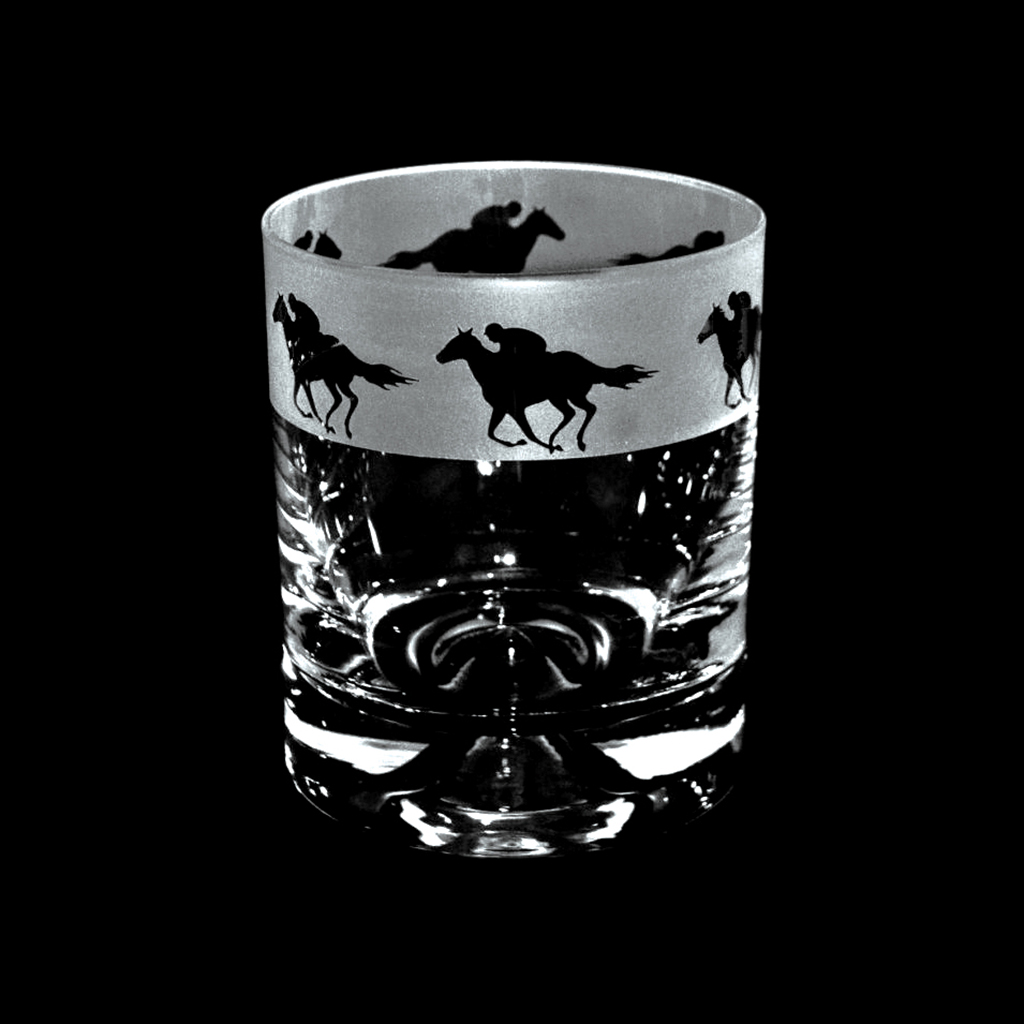 BICCHIERE RACEHORSE / Bicchiere da whisky in vetro da 30 cl con
