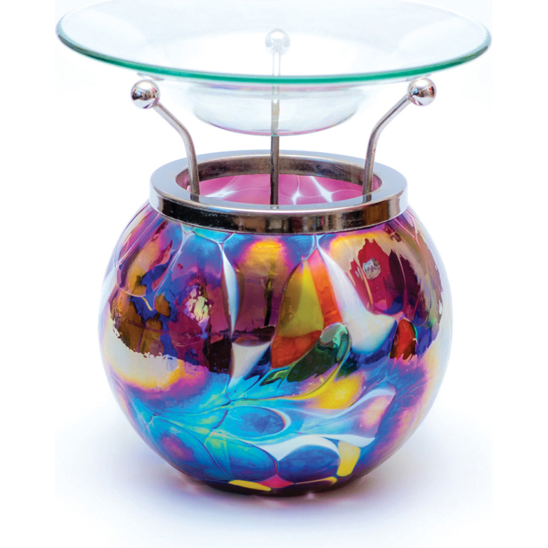 Photophore Bougeoir Milford Collection Artisanal Canada Bowl Nightlight - Rouge