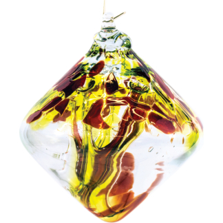 RHOMBUS TREE OF LIFE SMALL 9CM PERIDOT