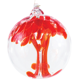 TREE OF LIFE SMALL 9CM RUBY