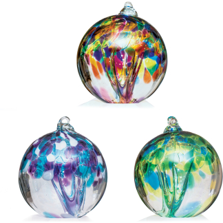 TREE OF LIFE SMALL 9CM RAINBOW COLOURS - CASE OF 12