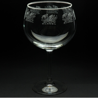 WELSH DRAGON PLAIN S53 GIN BALLOON