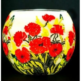 CLASSIC POPPIES LIGHT GLASS
