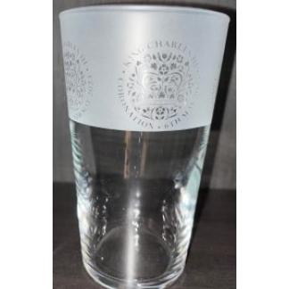 KING CHARLES CORONATION T29 BEER GLASS