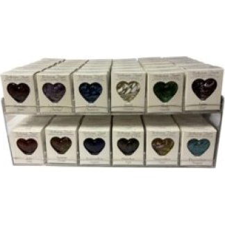 BIRTHSTONE HEART DISPLAY STAND DEAL - 6 OF EACH MONTH = 72 UNITS
