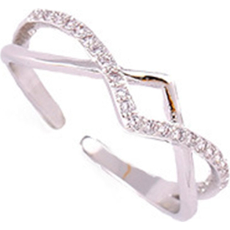 Interlocking Plat Adjustable Ring (K1040)