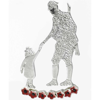Returning Soldier Poppy Brooch (P1016)