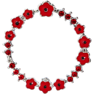 Hoop Poppy Brooch (P1036)