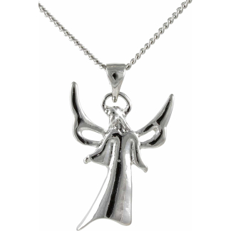 Standing Angel Pendant Necklace (AN622)