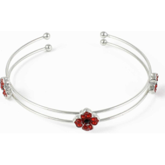 Open Bangle Poppy Bracelet (P4010)