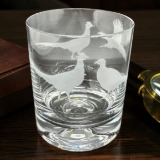 PHEASANT WHISKY TUMBLER ELEGANCE